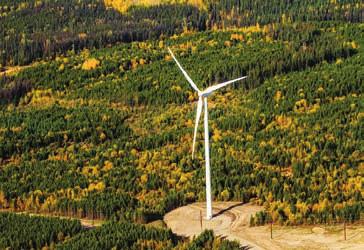 Quality Wind s owner, Capital Power, and its turbine supplier, Vestas, have 16-18 full-time personnel based out of a new office in Tumbler Ridge.