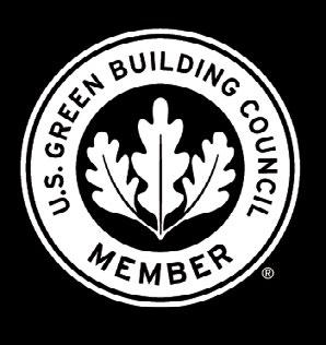 USGBC MEMBERS The member logo, based on the USGBC logo, incorporates the word member within its circular band.
