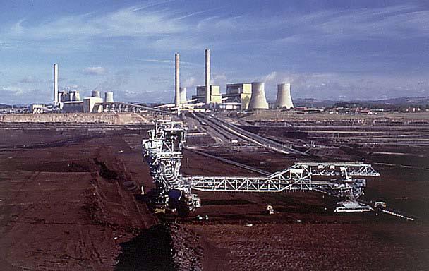 Loy Yang A & B Power Stations commenced 1984, completed