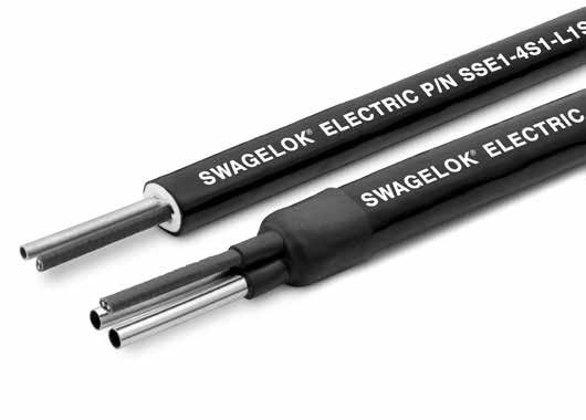 4 Tubing, Tubing Tools, and Welding System Electric-Traced undled Tubing simple and economical choice for applications where electric tracing is preferred, Swagelok electric-traced bundled tubing