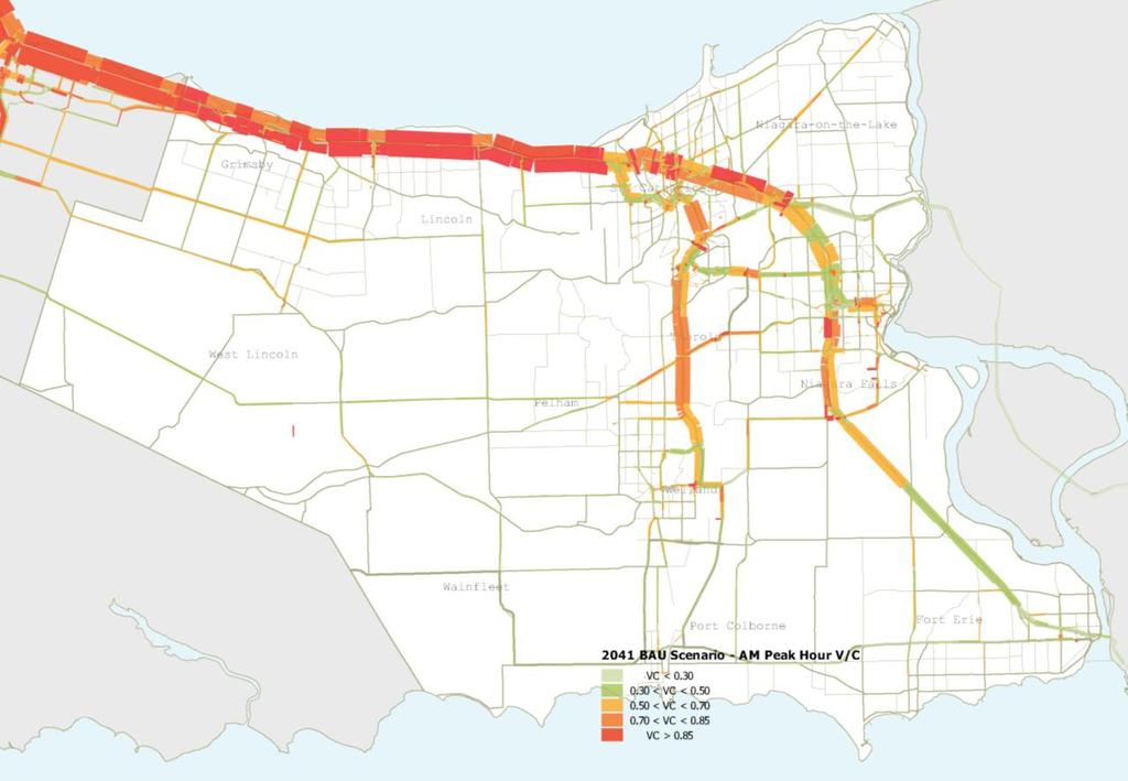 Other background studies were also used to inform the plan including the Niagara Escarpment Crossing Master Plan, the Niagara to GTA Transportation Corridor Planning Study, and previously identified
