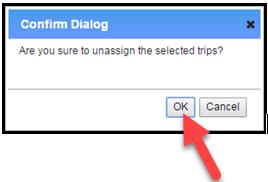 Driver button A message window will appear to confirm your selection to un-assign the