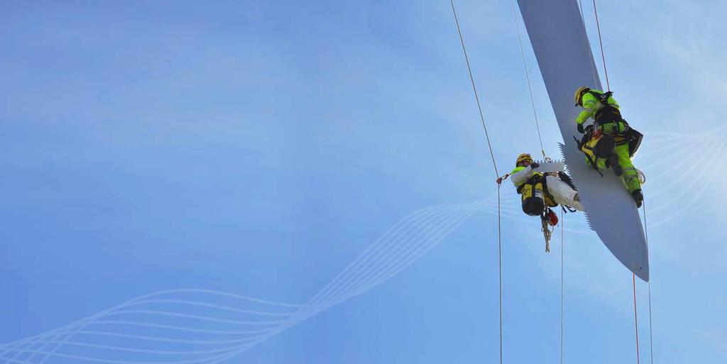 Intelligent Maintenance GEV Wind Power is the trusted partner to the World s leading wind energy companies and recognised as a market leader in blade maintenance services.