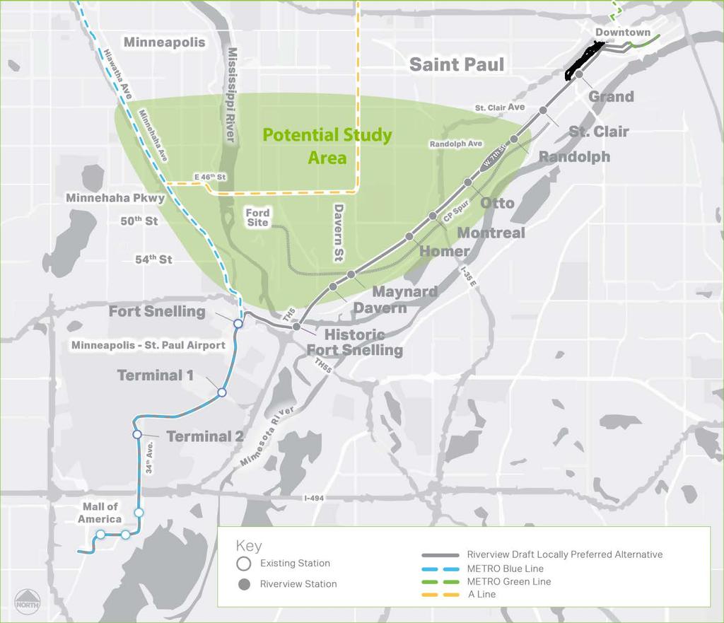 7.2 Ford Corridor As a part of the decision to approve the Riverview LPA, the PAC endorsed the completion of two separate studies related to the Ford Corridor and Highland Park.