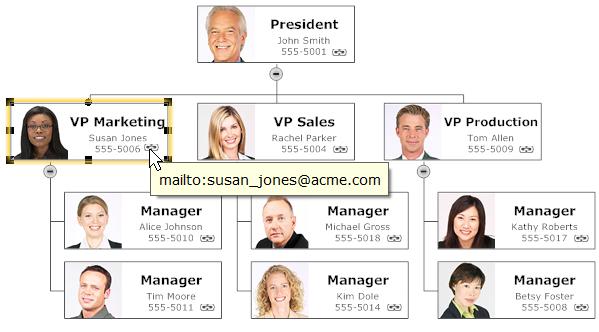 Organisation chart A firms organisational structure can be illustrated with an organisation chart.