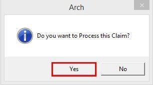 Once this option has been selected, Arch will open the Department Tree window.