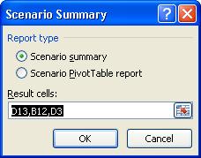 How to Create a Report from a Scenario Another thing you can do with a scenario is create a report.