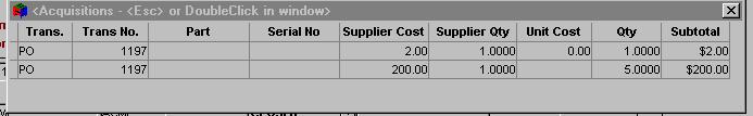 Purchase/Material Request Screen s Allows you to add more line items to your material request. Provide information for the type through warehouse fields described above.