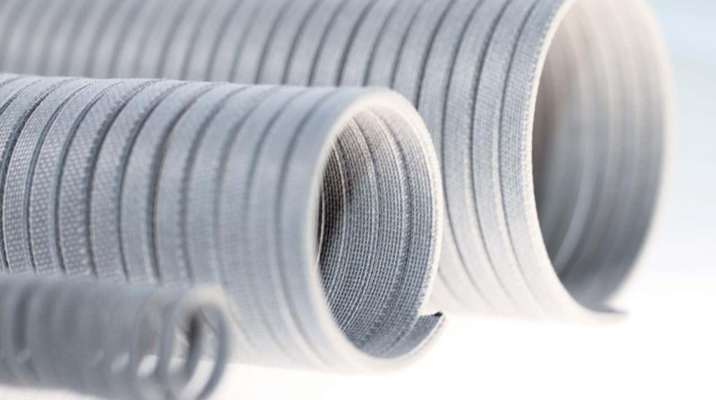 KT Guide band by meter Our range of guide rings, made of the well-known fabric-reinforced K T - material, is supplemented by tapes / strips with high and very high diameters in the field of the