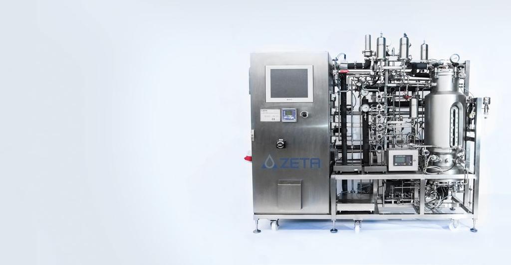 ZETA INNOVATION PARTNER ZETA BIRE SYSTEM Best-in-class bireactor by highly developed scale down from industry process to small scale ZETA BIRE System is a compact designed bioprocess system for