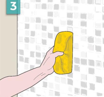 Step-By-Step Back Butter Method Recommended on individual tiles and tiles 2 x2 or larger to obtain 100% coverage.