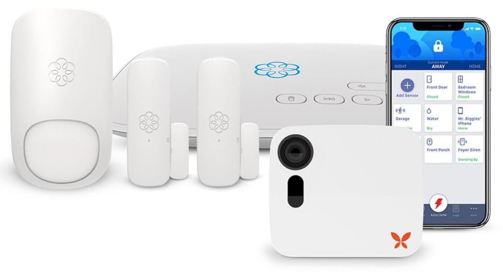 Home Security: Ooma Home Security Services Remote 911 Automatic Arm/Disarm Phone call Alerts Text &