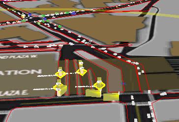 Newark Penn Station Circulation Study Sponsor: NJDOT for NJ Transit Microscopic traffic simulation of Downtown Newark