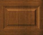 Woodgrain runs horizontal on stiles and vertical on panels for an authentic, natural look.