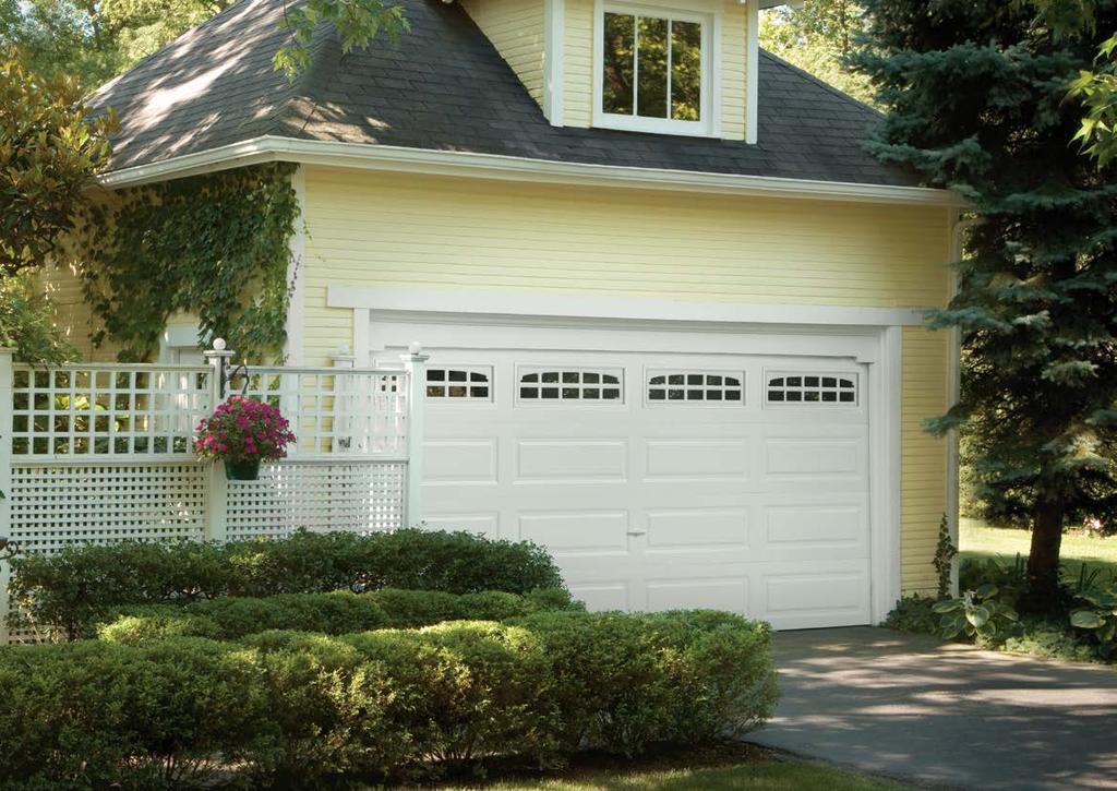 Doors range from 6' to 16' high and 6'2" to 20' wide. Consult your Clopay Dealer for size options.