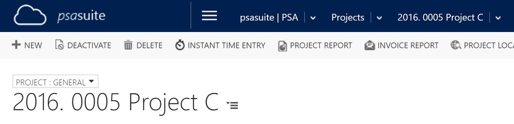 5.3 INSTANT TIME ENTRY Exercise 4: Access the Instant Time Entry from a Project, Account and Contact.