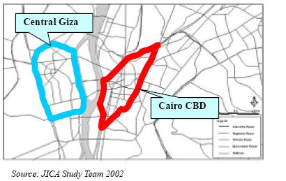 Central Giza and Cairo CBD as Focus