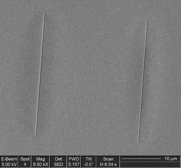 Plasmonic nanosensor chip - Fabrication 1.