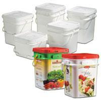 pails from 1L to 24L for prepared salads, speciality