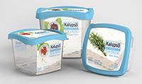 medium volume containers and lids for retail packaging