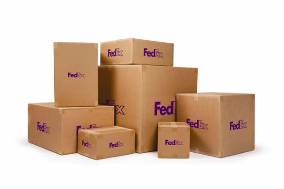 FedEx Standard FedEx brand 200 # C-flute single wall Max weight 30 lbs. 24 x 24 x 24 200 # B/C-flute double wall Max weight 60 lbs. Sales Program 20 100 500 1000+ 8 x 8 x 8 330500 $0.51 $0.50 $0.