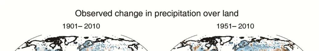 Atmosphere -Precipitation IPCC -2013