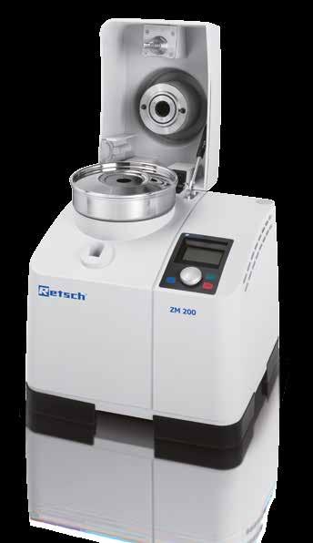 16 Ultra Centrifugal Mill ZM 200 Ultrafast, Ultrafine 10 mm 40 µm * The powerful and versatile ZM 200 offers the ultimate in performance and operating comfort.