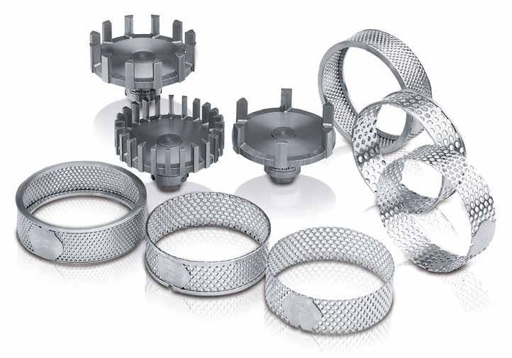 18 Ultra Centrifugal Mill Rotors and Ring Sieves The selection of the push-fit rotor and ring sieve depends on the properties of the sample, the required final fineness and the subsequent analysis.