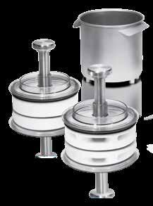 Knife Mills 27 Accessories and Options A range of different containers and lids is available for the GRINDOMIX GM 200 and GM 300 for optimum adaptation to a particular application.