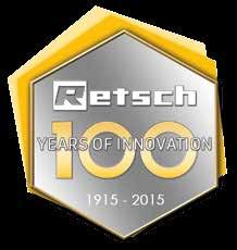 About Us 3 RETSCH 100 Years of Innovation Global market leader in the preparation and characterization of solids quality made in Germany. The company was founded in 1915 by F. Kurt Retsch.