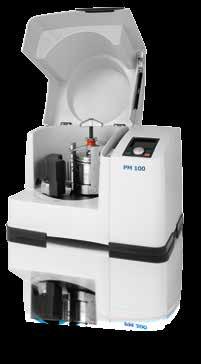 If the PM 100 is placed on a suitable laboratory bench, it can be left unattended during operation.