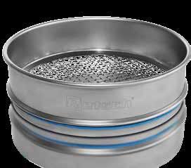 The individual laser engraving of each RETSCH test sieve provides a clear and accurate labeling with full traceability.