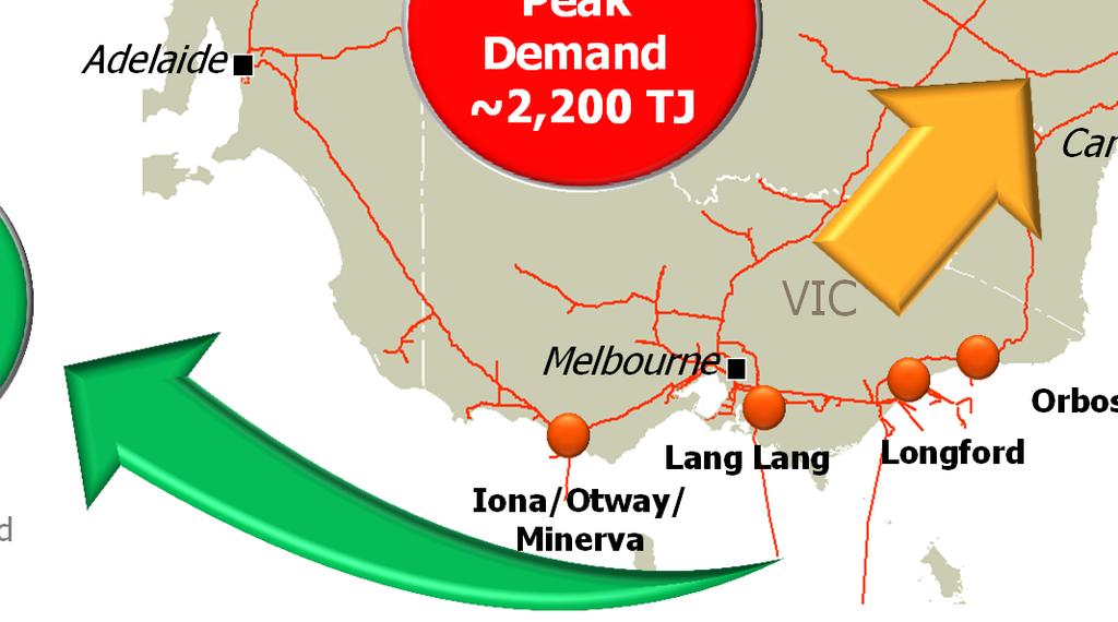 its gas needs Moomba QLD Brisbane From 2015 the Cooper Basin will