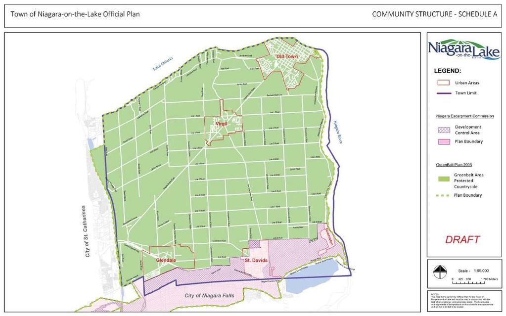 Figure 1 Niagara-on-the-Lake Official Plan Schedule A