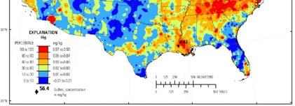 Accumulation in Soils of USA Total Wet %