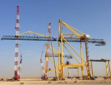 Erection of Container Cranes Year: 2013-2014 Work