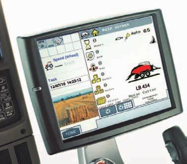 You get maximum productivity even with drivers new to Case IH LB balers because the operator interface is so clearly laid out that it is virtually self-explanatory.