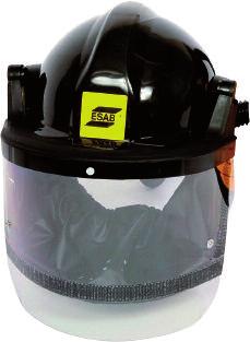 Grinding /spraying helmet incl hose 0701 416 189 Spares for grinding/spraying helmet Replacement visor clear 0701 416 233 Replacement visor DIN5 green 0701 500 000 Visor covers 0701 416 182 Face seal