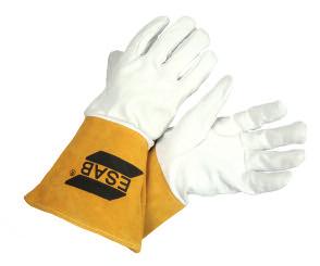 Red Gauntlet 0701 380 498 TIG Soft A thin pig-split welding glove suitable for TIG applications.