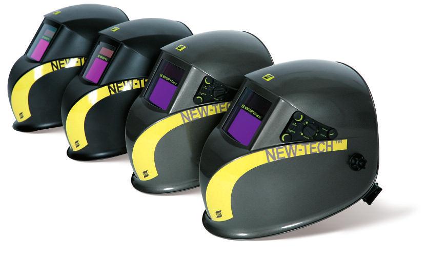 Helmets, Masks & Screens Helmets, Masks & Screens New-Tech TM Family The New-Tech series of auto darkening welding helmets features the latest technology.