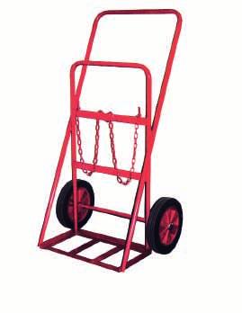 Cylinder Trolleys Cylinder Trolleys All cylinder trolleys have a hardwearing red