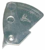 Fillet gauge KL-2 laser 0000 139 932 Weld gauge KB 12 Welding gauge for measuring a dimension of vascular welds.