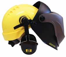 This system enables a much more comprehensive choice of welding helmets, as you now can use the same basic model of the helmet by removing the