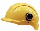 Hard Hats & Hearing Protection black knob points upwards => welding helmet can be removed Lock positions - with/without hearing protection When welding is complete the welding helmet can be removed