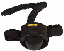 Integrated alarm (audible signal) warn of blocked filter or low battery level Strong construction - can withstand >100 kg static load. Supplied with an ergonomic belt.