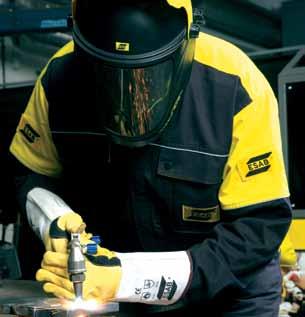 Welding Clothing Clothing and Workwear Whatever your welding clothing requirements, ESAB can offer you a high performance range of welding garments suitable for any welding environment.