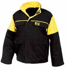 Welding Clothing Flame Resistant Welding Clothing Welding Jacket FR The ESAB Black & yellow Welders Jacket has been designed to give maximum performance, yet offer extreme comfort & durability.