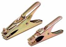 Eco Clamps An earth clamp that provides good contact with the work piece and is available in two sizes.