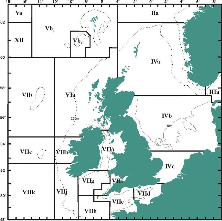 Latitude The North Sea Ecosystem: Pinnegar et al.