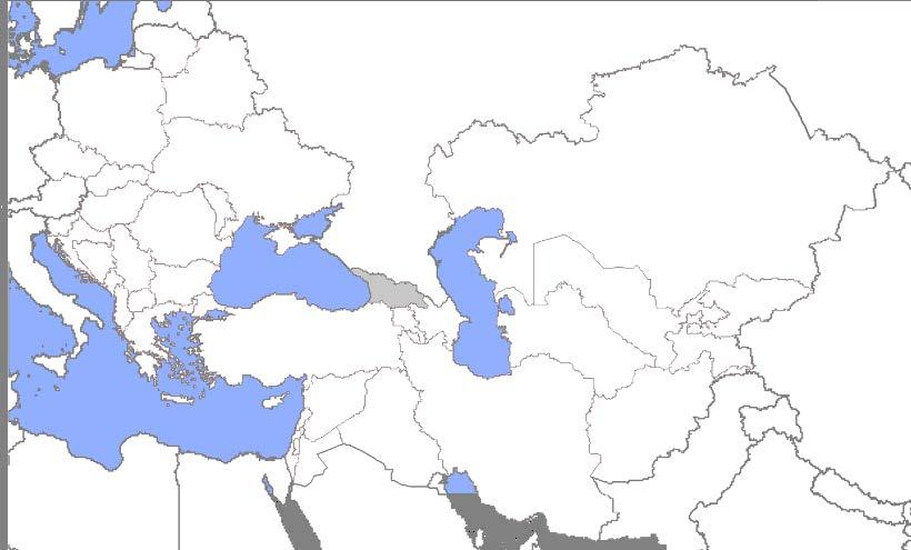 Georgia can utilize its location to address several flows on the major European-Central Asian trading routes Caucasus Europe 1 /RoW 2 ~44 mn tons p.a. 1 North-South corridor Russia-Turkey ~35 mn tons p.